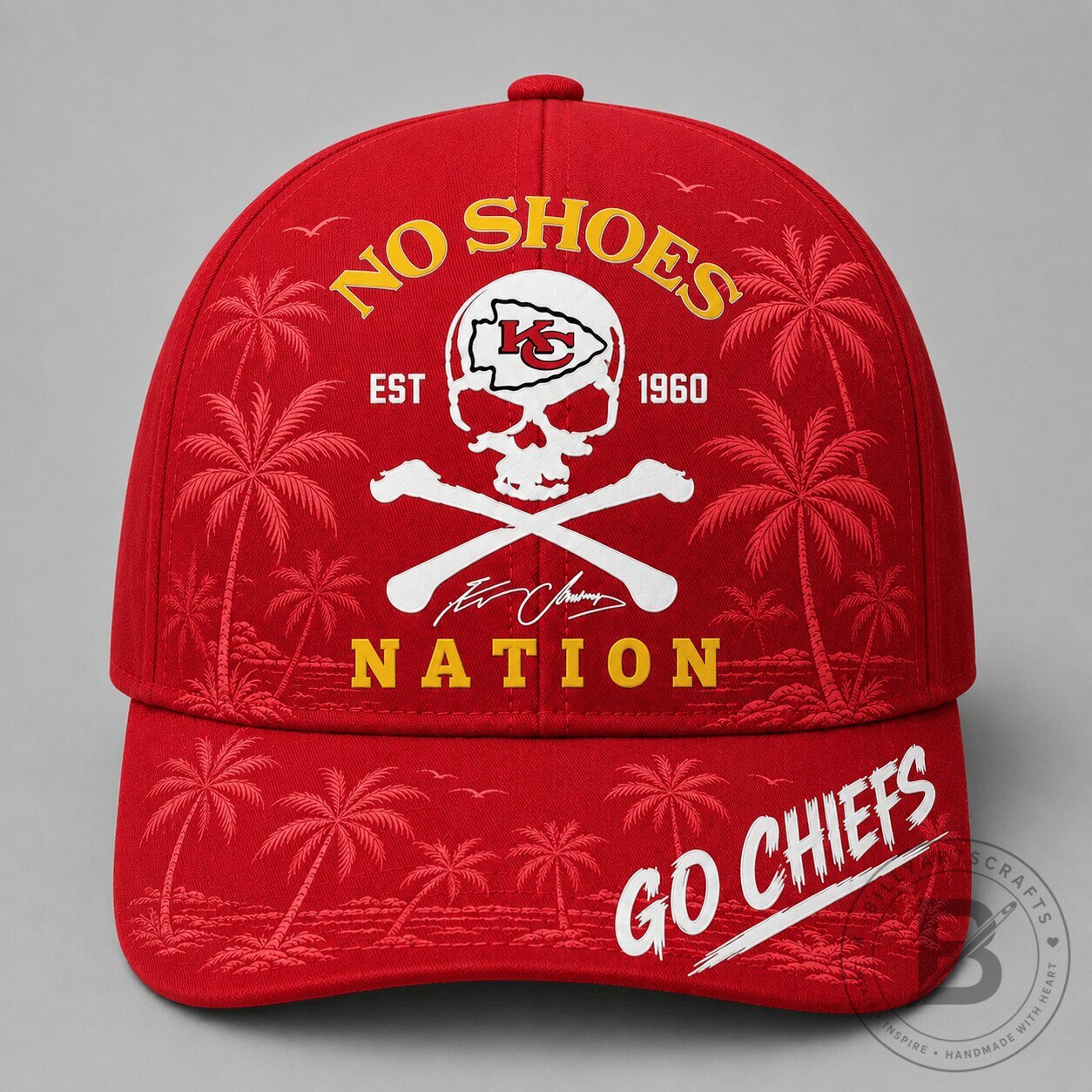Kenny Chesney No Shoes Nation Kansas City Chiefs Baseball Cap Hat 1 Kenny Chesney No Shoes Nation Kansas City Chiefs Baseball Cap Hat